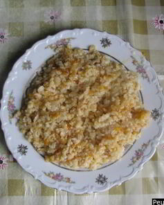 Гарнир из риса с морковью и луком