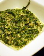 Гарнир из шпината