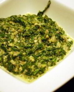 Гарнир из шпината