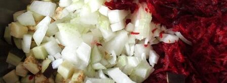 гарнир из свеклы и баклажанов. Шаг 3