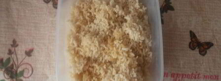 бурый рис в мультиварке. Шаг 5