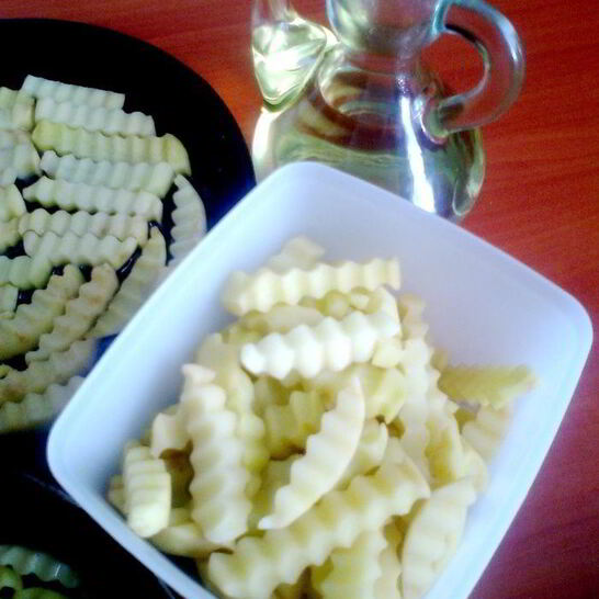 Рецепт картофель фри впрок