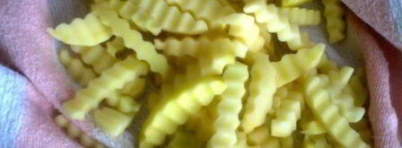 картофель фри впрок. Шаг 4