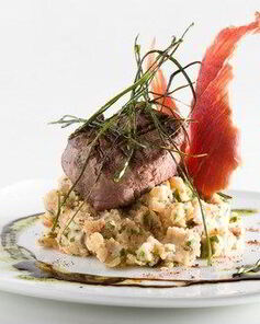 Картофель с брокколи рааб, чесноком и пармезаном