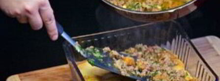 картофель с фаршем в духовке. Шаг 11