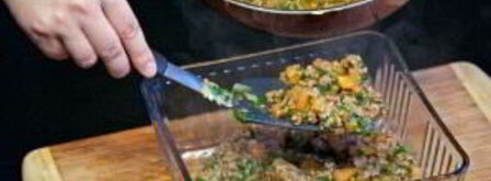 картофель с фаршем в духовке. Шаг 9