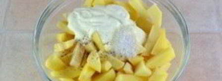 картофель с курицей в духовке. Шаг 2