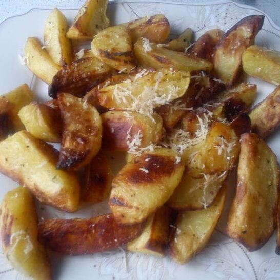 Рецепт картофель с пармезаном и травами