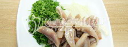 картофель с селедкой. Шаг 5