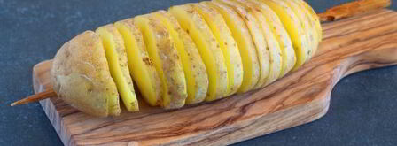 картофель спиралью на шпажках в духовке. Шаг 10