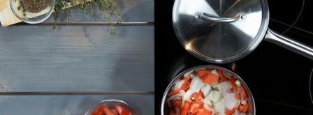 картофель в мясной подливе. Шаг 3