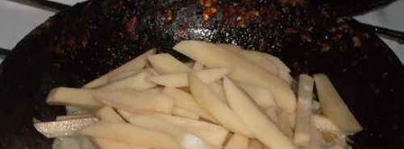 картофель жареный с мясом. Шаг 11