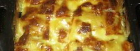 картошка со свининой и сыром в духовке. Шаг 9