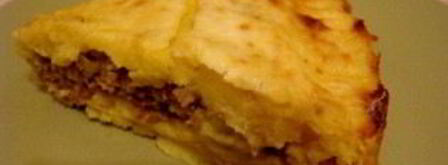 картошка со свининой и сыром в духовке. Шаг 10