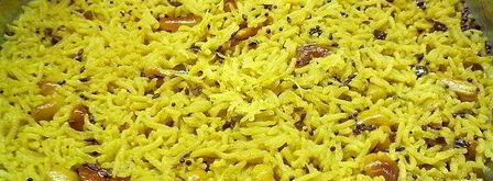 лимонный рис со специями и кешью. Шаг 7