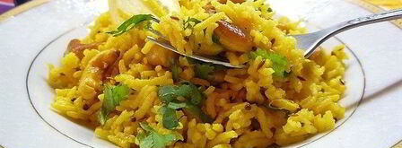 лимонный рис со специями и кешью. Шаг 9