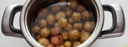 мелкий жареный картофель. Шаг 4