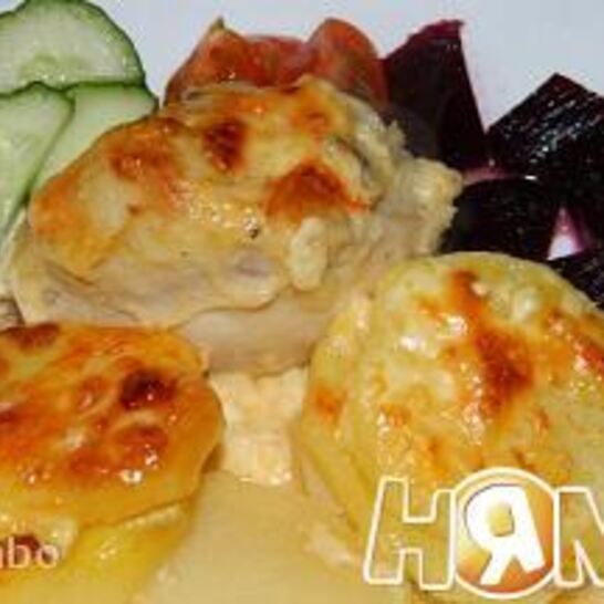 Рецепт молочный картофель по быстрому