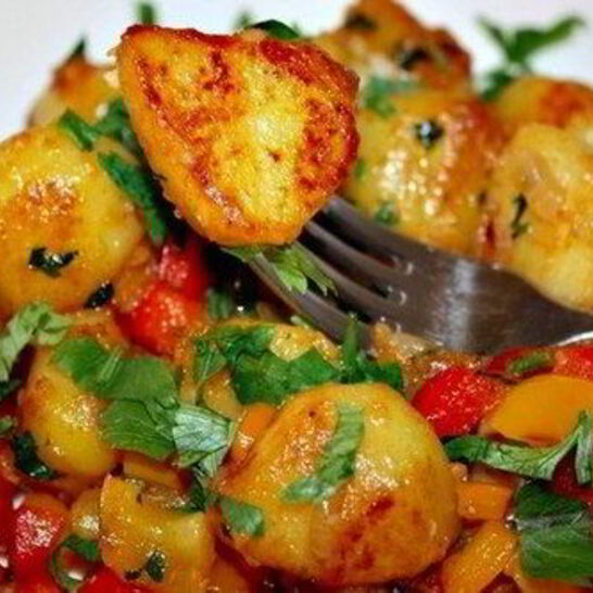 Рецепт острый картофель с красным перцем