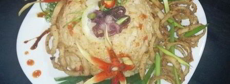 острый рис том-ям с кальмарами. Шаг 13