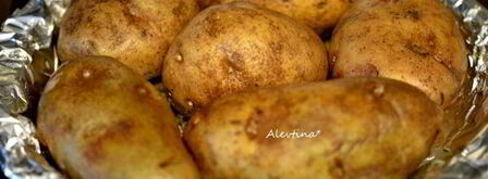 печеный картофель с фетой. Шаг 2