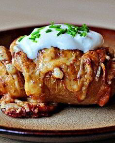 Печеный картофель с пармезаном