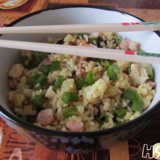 Рецепт рис по-кантонски