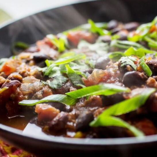 Рецепт рис с фасолью