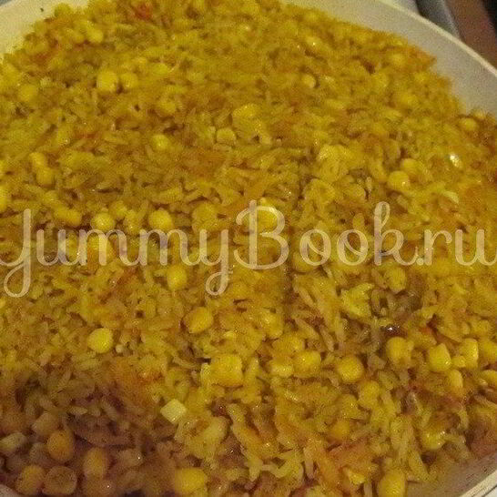 Рецепт рис с кукурузой