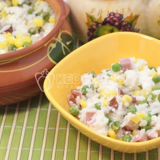 Рецепт рис с овощами и сыром фета