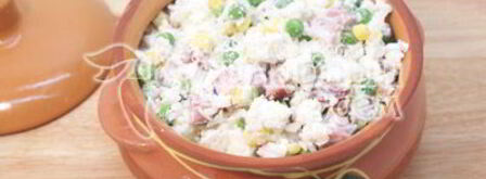 рис с овощами и сыром фета. Шаг 7