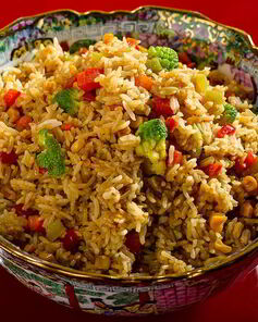 Рис с овощами по-китайски