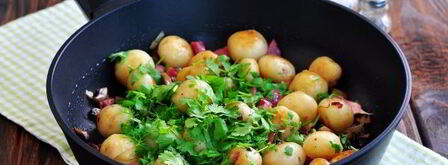 жареная картошка с колбасой. Шаг 8