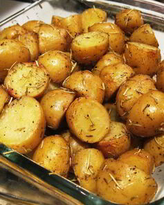 Жареный картофель в духовке