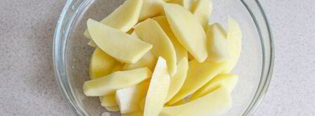 жареный картофель в панировке. Шаг 4