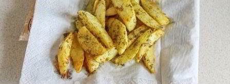 жареный картофель в панировке. Шаг 8