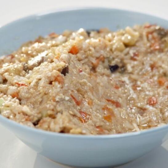 Рецепт жареный рис с овощным рагу