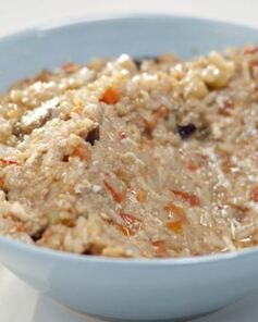 Жареный рис с овощным рагу