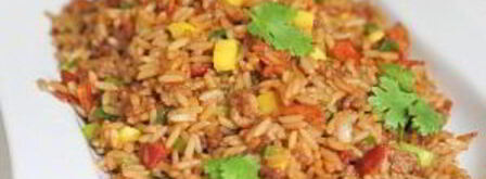 жареный рис со свининой. Шаг 12