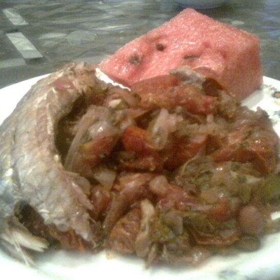 Рецепт долма из копченой рыбы