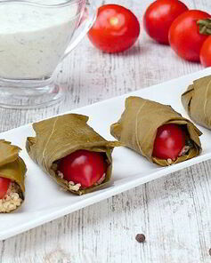 Долма из свежих листьев