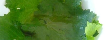 долма из свежих виноградных листьев. Шаг 3