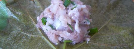 долма из свежих виноградных листьев. Шаг 8