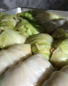 Голубцы с курицей по-польски