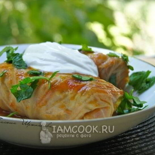 Рецепт голубцы с мясом и рисом