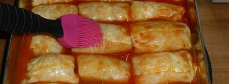 голубцы в духовке в томатном соусе. Шаг 22