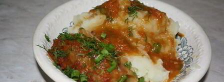 голубцы в подливе с пюре. Шаг 14