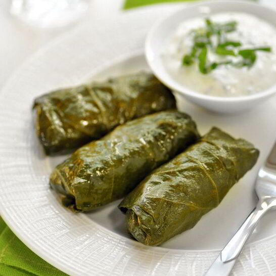 Рецепт голубцы в виноградных листьях