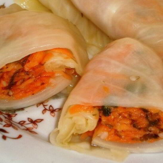 Рецепт голубцы закусочные с морковкой