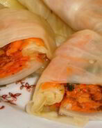 Голубцы закусочные с морковкой